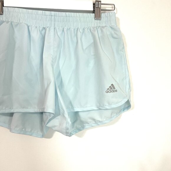 NEW Adidas Sky Blue Aeroready Running 3" Inseam Lightweight Shorts Size S - Picture 3 of 7